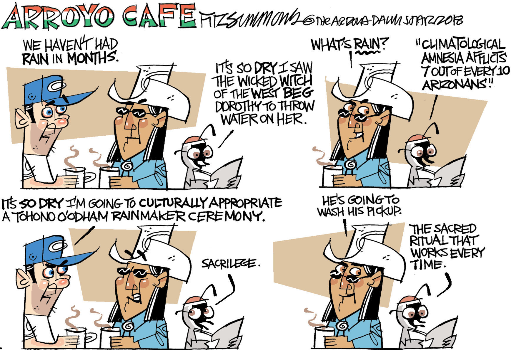 Daily Fitz Cartoon: Rain